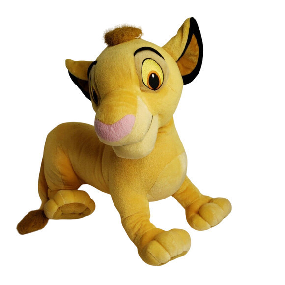 Disneys Simba Jumbo Lion King Plush Stuffed Animal 2002 Hasbro 076930102510 - Picture 2 of 10